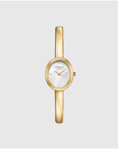 Rosefield - Rosefield Studio Edition 6 Bangle Watch Oval Gold Small 56 mm