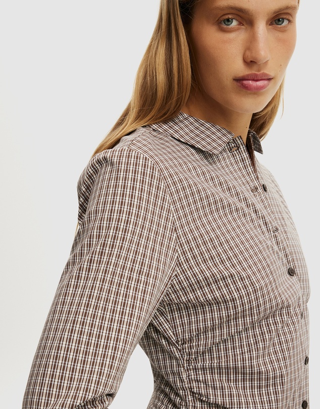 Cotton On - Peyton Gathered Long Sleeve Shirt