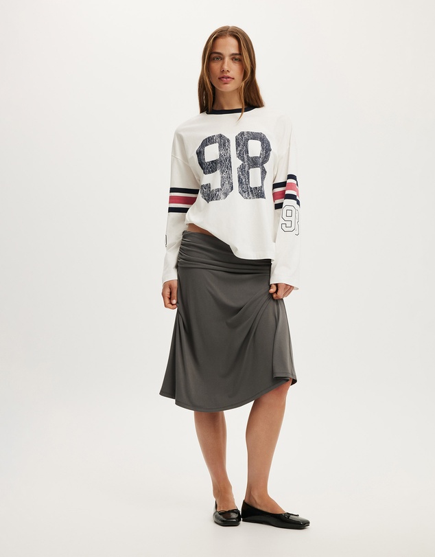 Cotton On - Ls Oversized Graphic Tee