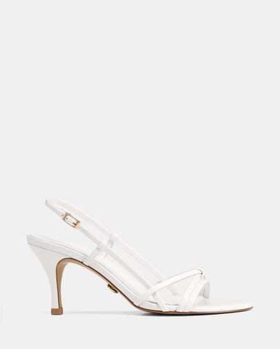 WHITE PATENT LEATHER