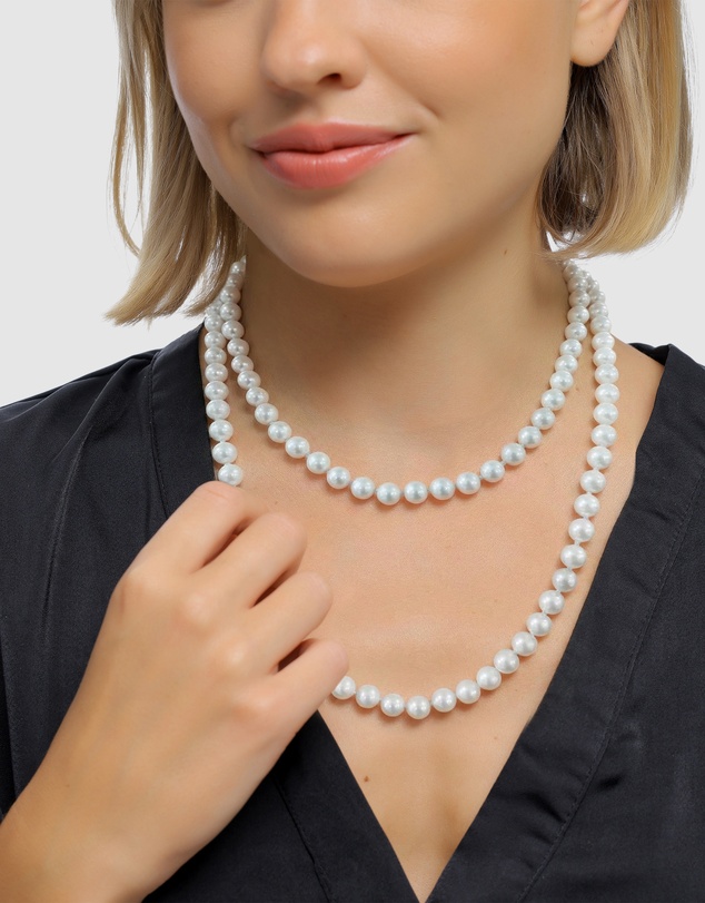 Elli Jewelry - Necklace Shell Pearls 925 Sterling Silver