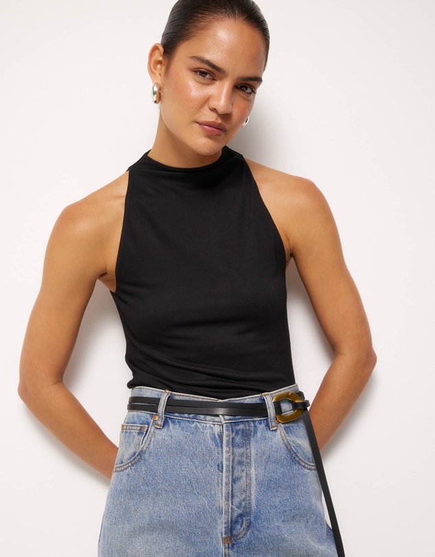 AERE - Tia High Neck Top