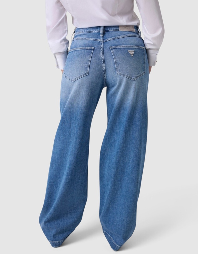 GUESS - High-Rise Bellagio Wide Leg Jeans