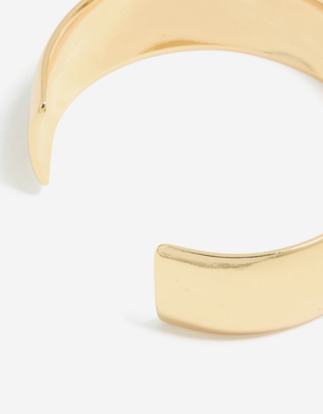 Lovisa - Waterproof Gold Plated Stainless Steel Thick Open Wrist Cuff