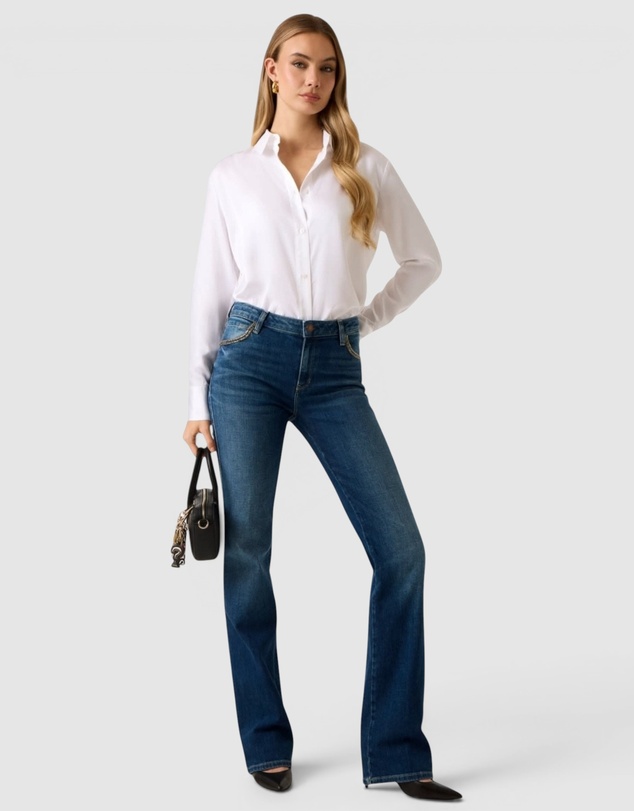 GUESS - Mid-Rise Sexy Straight Jeans