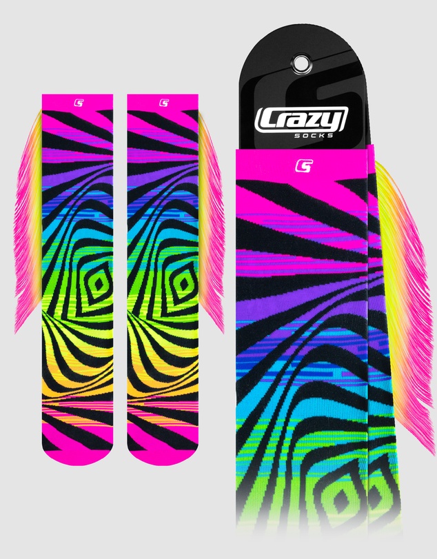 Crazy Skates - Crazy Socks Hypnotic Knee-High Socks