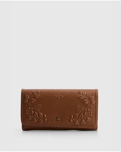 Laura Jones - Embossed Large Clutch Wallet