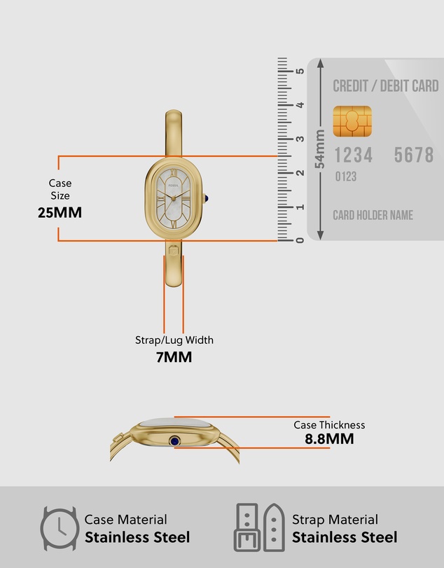 Fossil - Sloan Gold Tone Analogue Watch