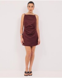 Calli - Marla Satin Mini Dress
