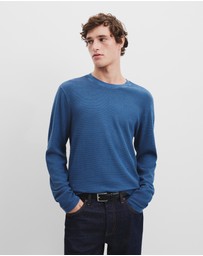 Country Road - Textured Long Sleeve T-shirt