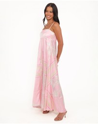 Petal & Pup - Elanor Maxi Dress - Pale Pink