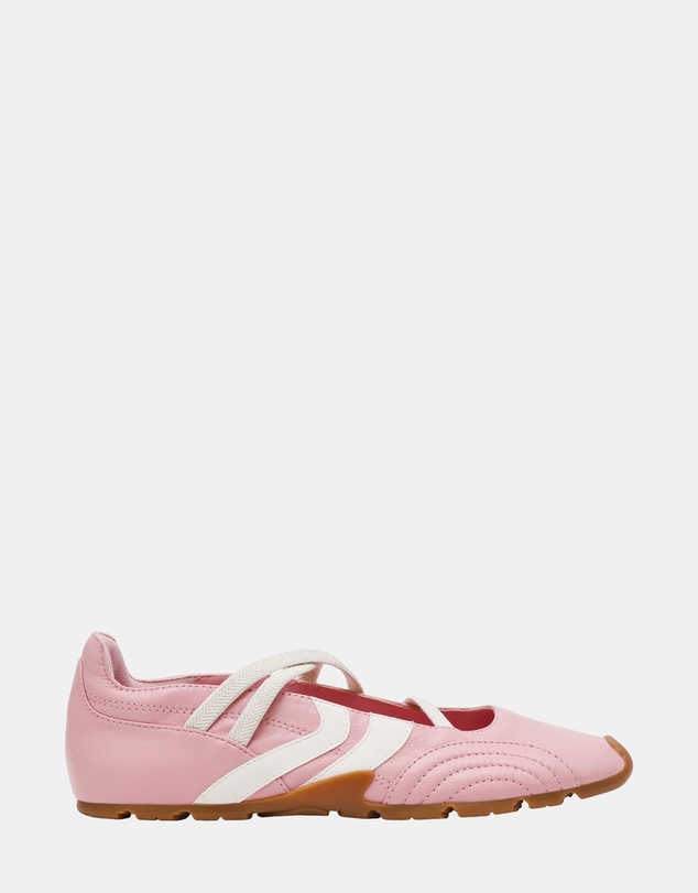 Steve Madden - Joisie Pink Leather Sneakers