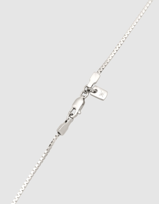 Kuzzoi - ICONIC EXCLUSIVE - Tiger's Eye Square Pendant Necklace in 925 Silver