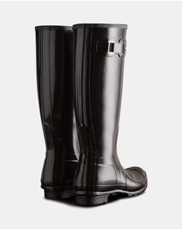 Hunter - Original Tall Gloss Wellington Boots - Women's