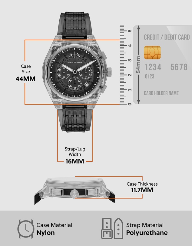 Armani Exchange - Gray Chronograph Watch