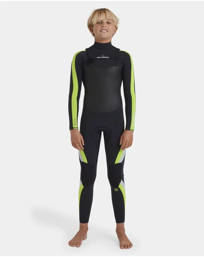 Billabong - Boys 8 to 16 3/2mm Oscillator Chest Zip Steamer Wetsuit