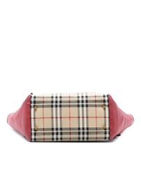 Pre-Loved by Azura Reborn - Pre-Loved Small Haymarket Check Canvas and Leather Canterbury Tote