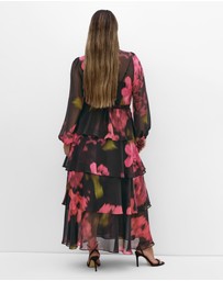 City Chic - Selene Wrap Maxi Dress