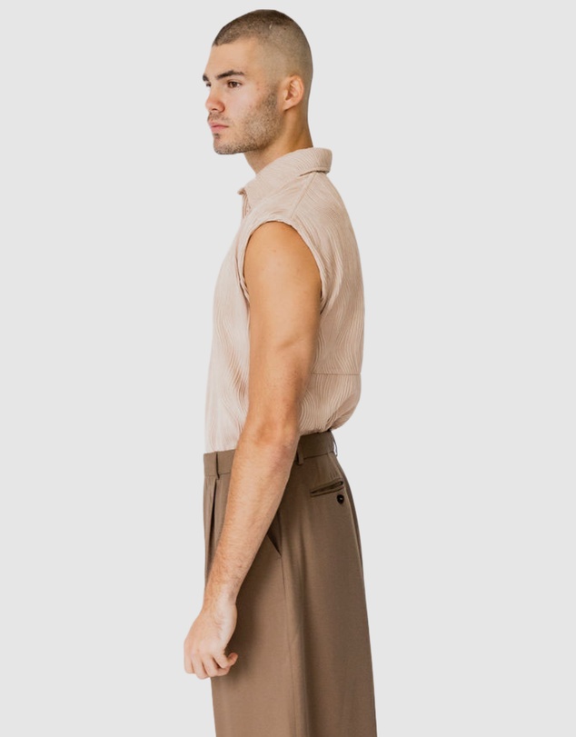 Justin Cassin - Verve Sleeveless Collared Shirt