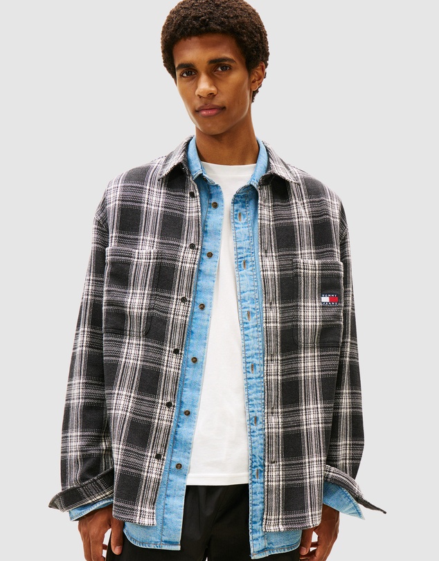 Tommy Jeans - Relaxed Check Brushed Overshirt