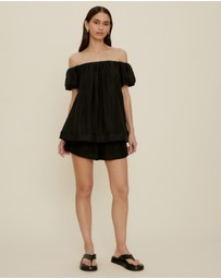 The Fated - Rosie Gathered Off Shoulder Top