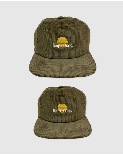 Banabae - Heaps Good Adult and Kid Cap Bundle Khaki