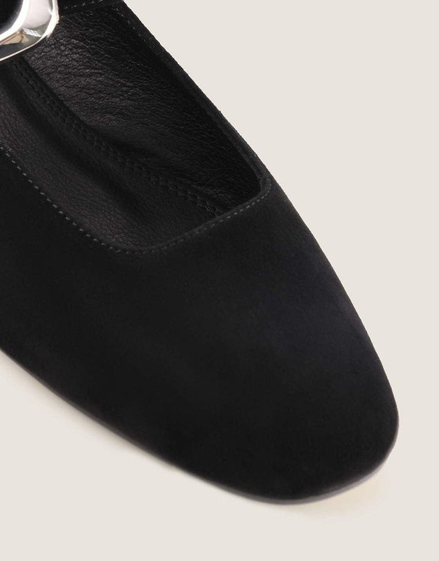 Shelly Shen - Levon Ballet Flats Black Suede