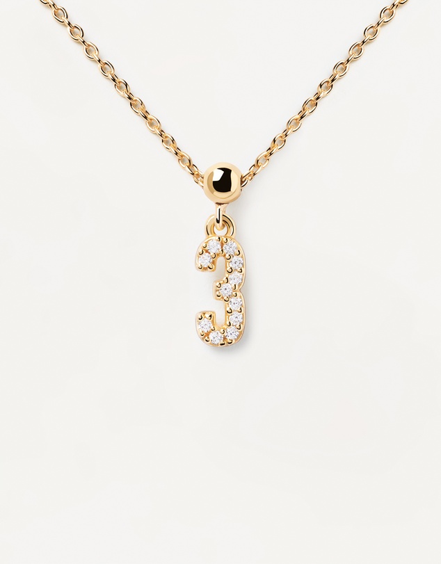 PDPAOLA - Charm Necklace Number 3 Charm
