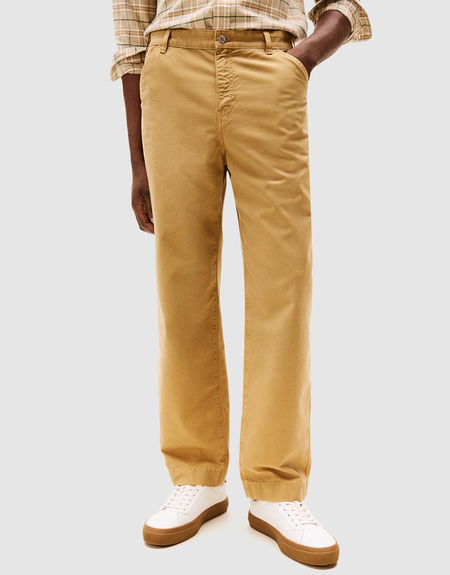 Tommy Hilfiger - Straight Washed Canvas Carpenter Trousers