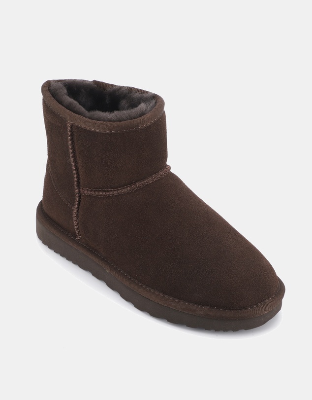 AusWooli Ugg Boots - Bondi Sheepskin Signature Short Ankle Boots