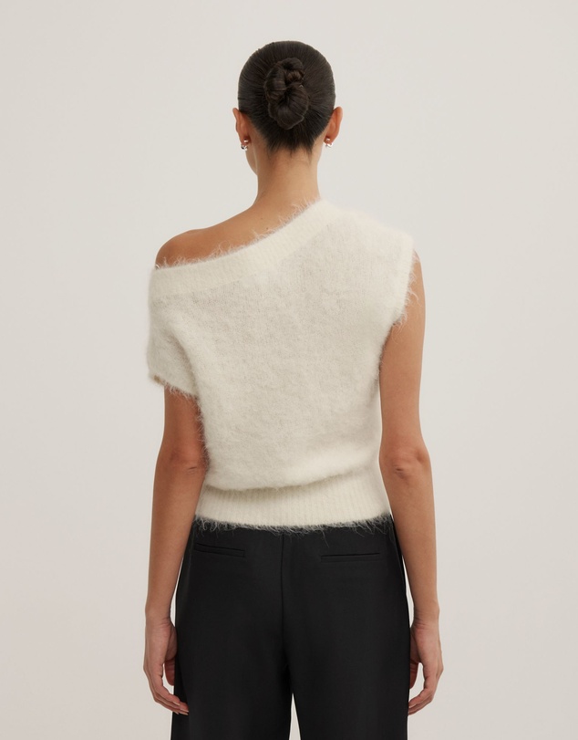 Witchery - Asymmetric Fluffy Top