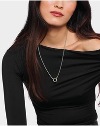 THOMAS SABO - THOMAS SABO Fine Venetian chain in blackened 925 silver