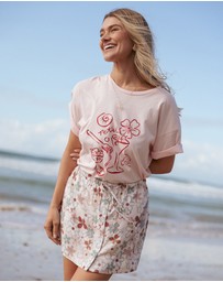 Petal & Pup - Zinnia Mini Skirt - Mirabelle Print