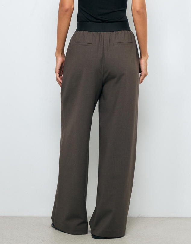 AERE - Arna elastic waist detail pant