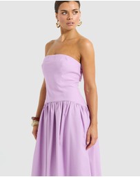 Pasduchas - Vera Strapless Midi Dress