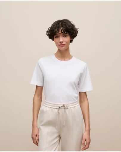 Trenery - Australian Cotton Classic T-shirt in White