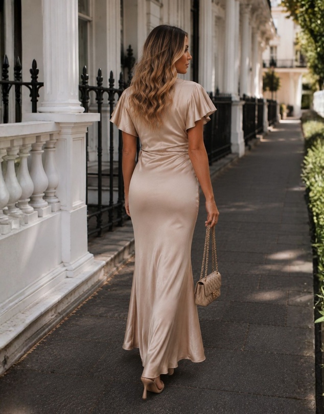 Esther Luxe - Doren Dress - Champagne