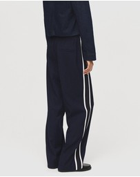 M.N.G - Contrast Stripe Straight Trousers