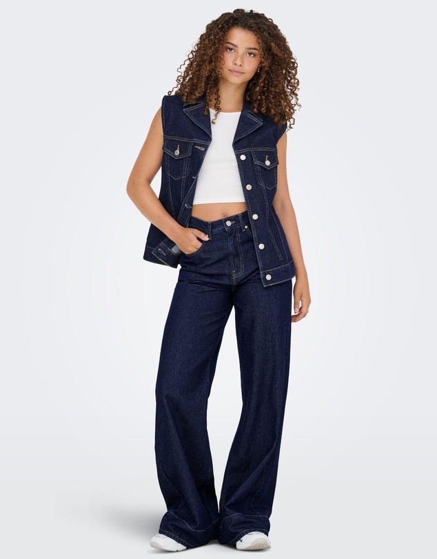 ONLY - Linea High Waisted Wide Leg Jeans