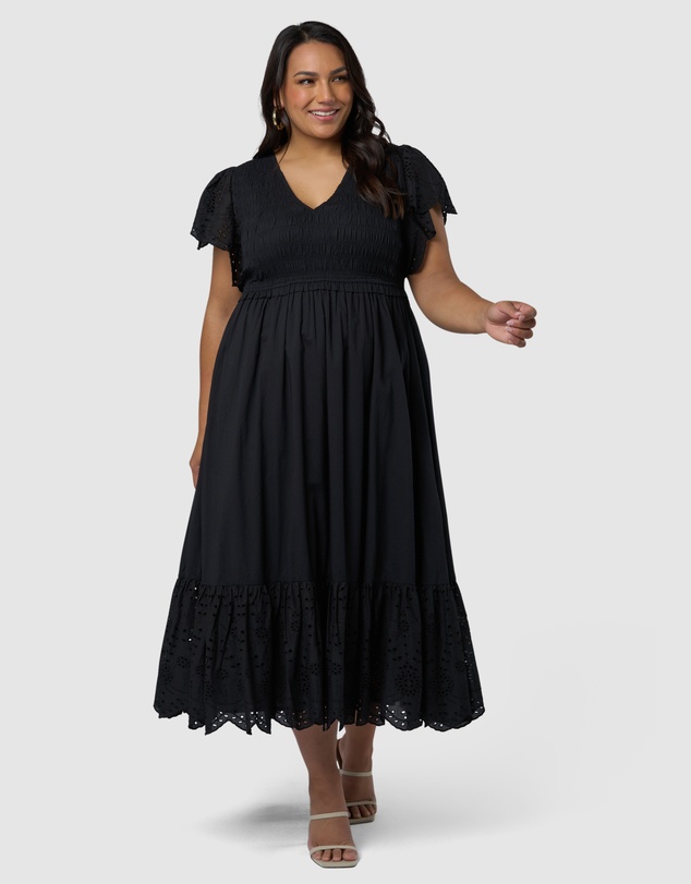 Something 4 Olivia - Anastasia Broderie Midi Dress