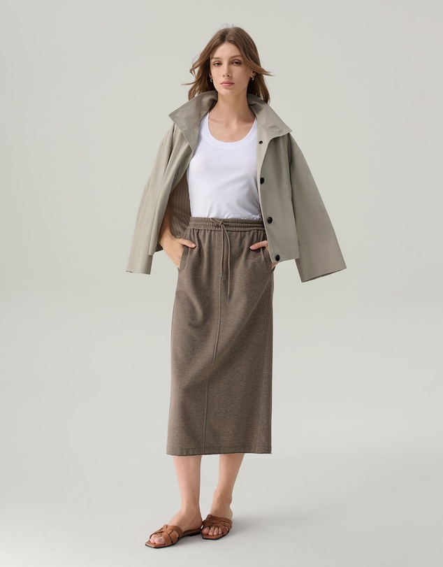 IDA+S - Vienna Cotton Midi Skirt