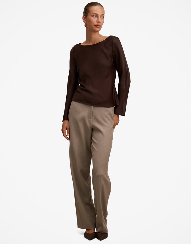 Forever New - Rae Boatneck Long Sleeves Top