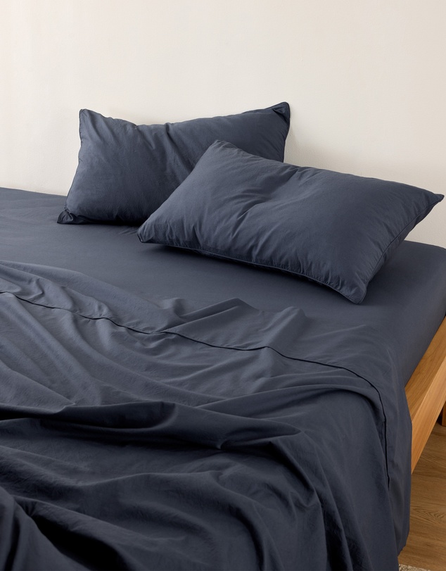 Sheet Society - Leo Washed Cotton Fitted Sheet Set
