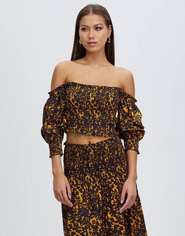 Third Form - Blur Out Off Shoulder Top