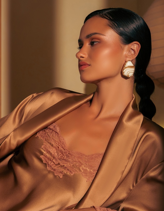 GINIA - Silk Lace Slip
