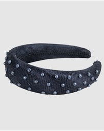 Max Alexander - Navy Sinamay Racing Fascinator Headband