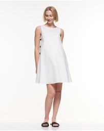 Soon Maternity - Maeve Linen Feeding Dress