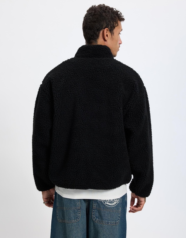 Thrills - Web Of Deceit Cropped Sherpa Jacket