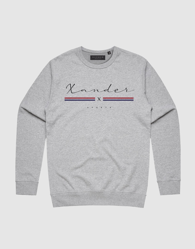 Xander - Grid Crewneck - Youth