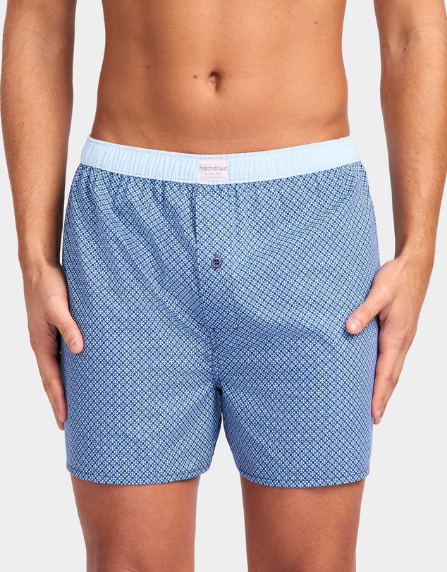 Mitch Dowd - Mitchdowd Geo Contrast Cotton Boxer Shorts 5 Pack